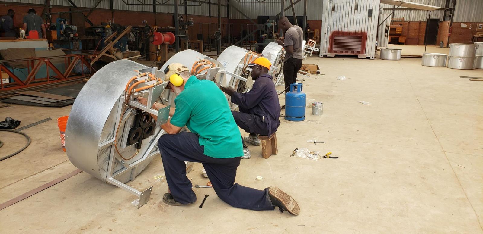Amazima cook stoves gas lines