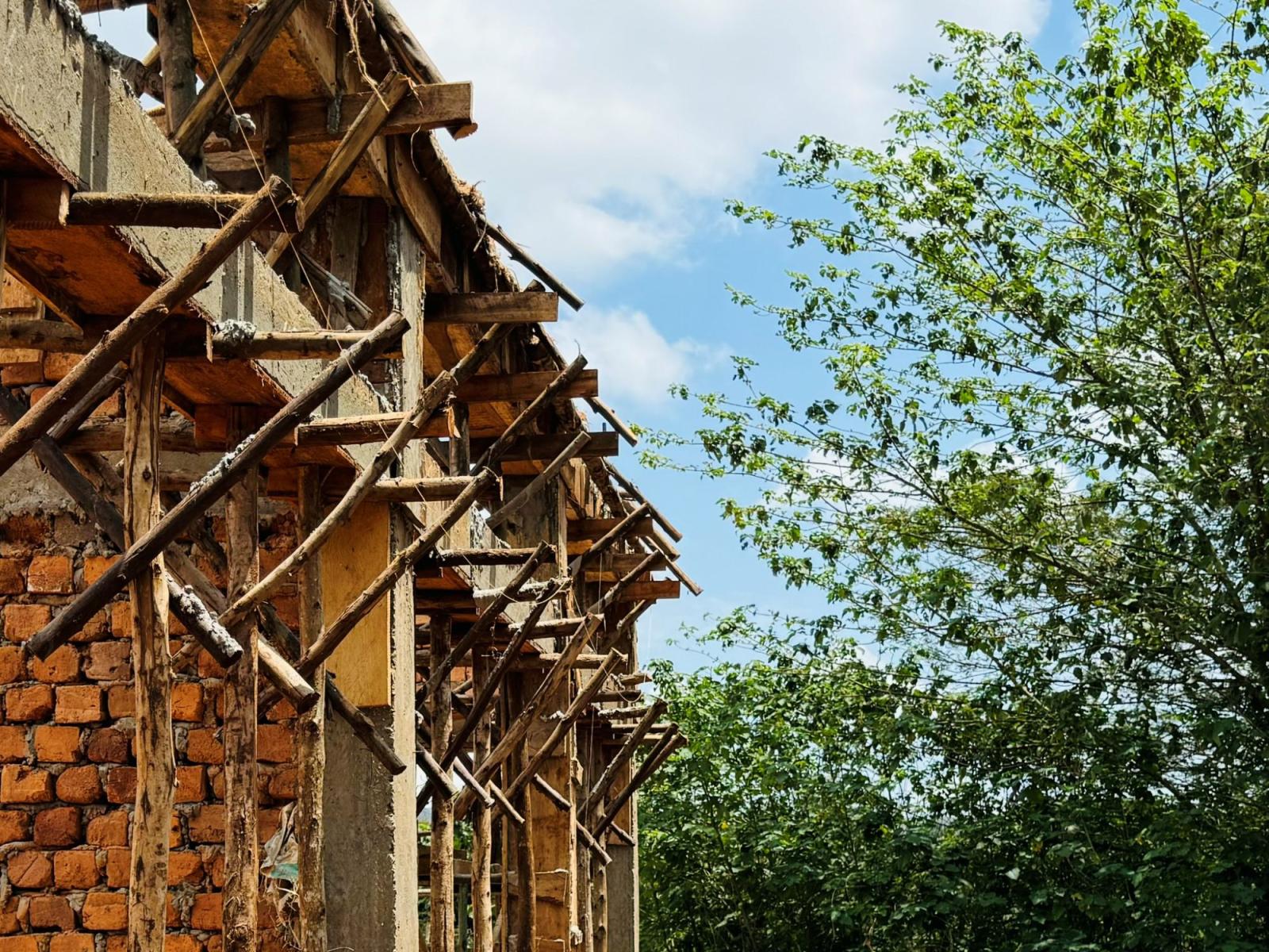 Construction of classrooms at the Amazima School