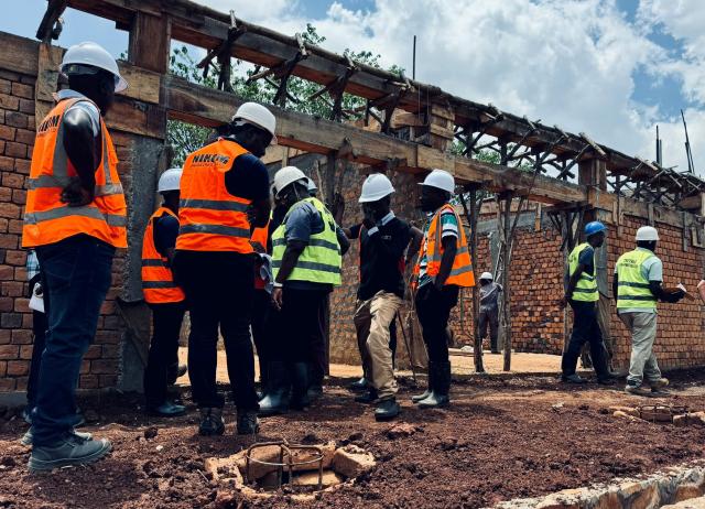 Design team site visit at The Amazima School