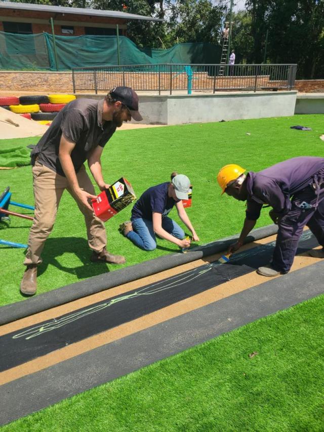 Turf installaion